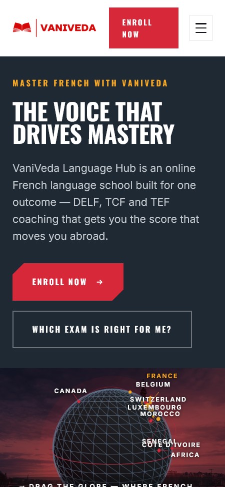 VaniVeda · mobile